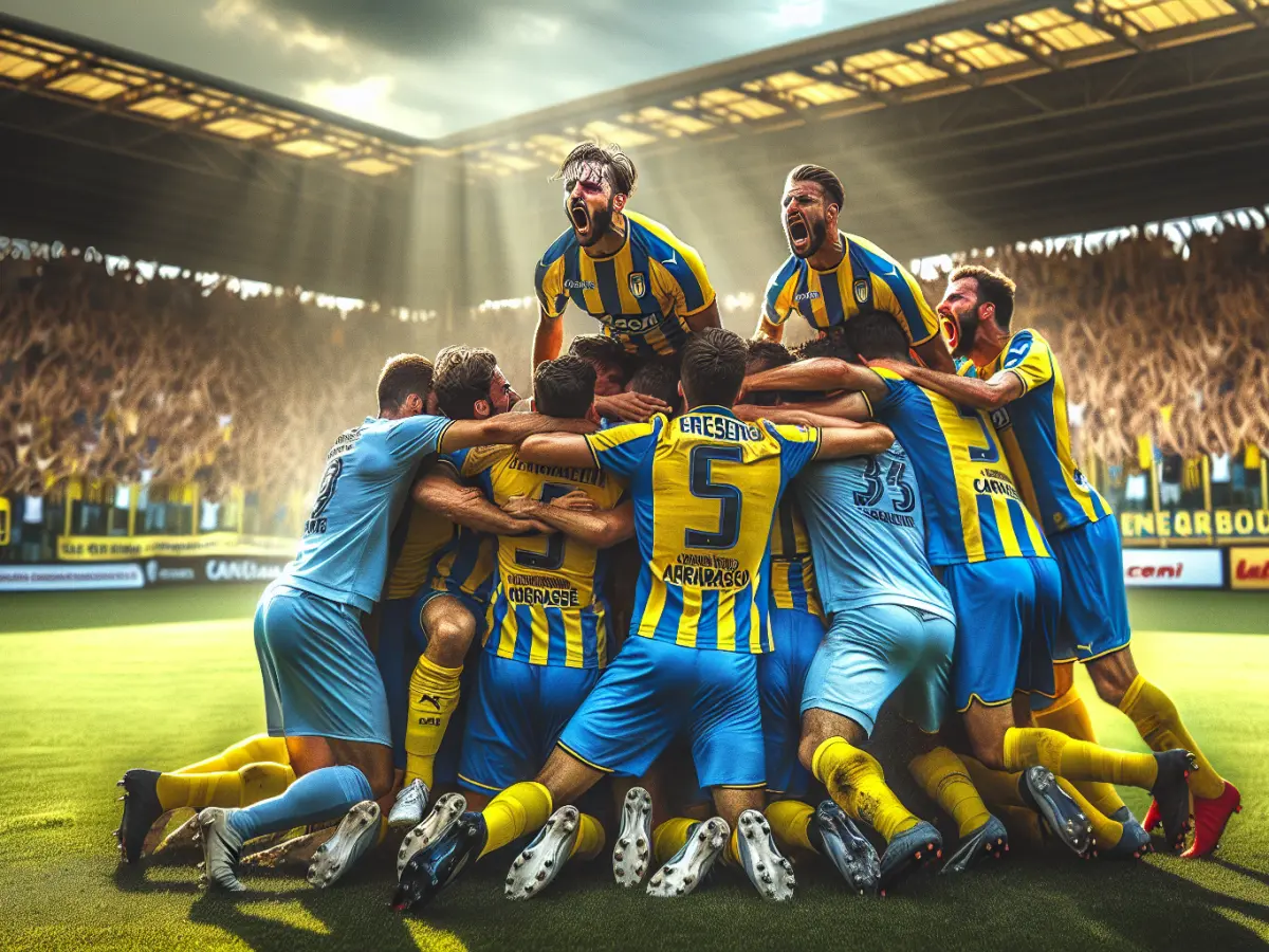 Juve Stabia-Carrarese: emozioni e pareggio 1-1 in campo