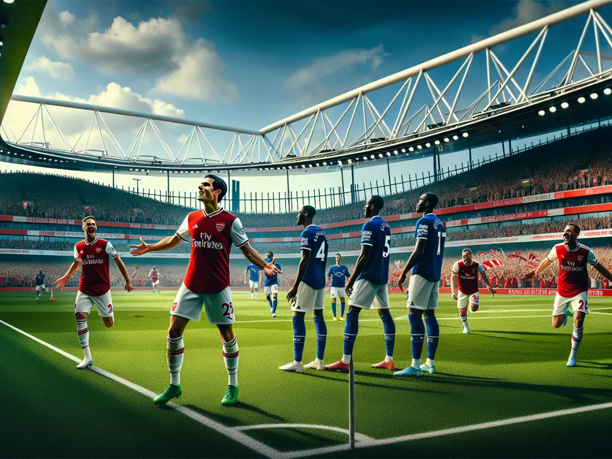 Arsenal domina l'Everton: vittoria 2-0 all'Emirates