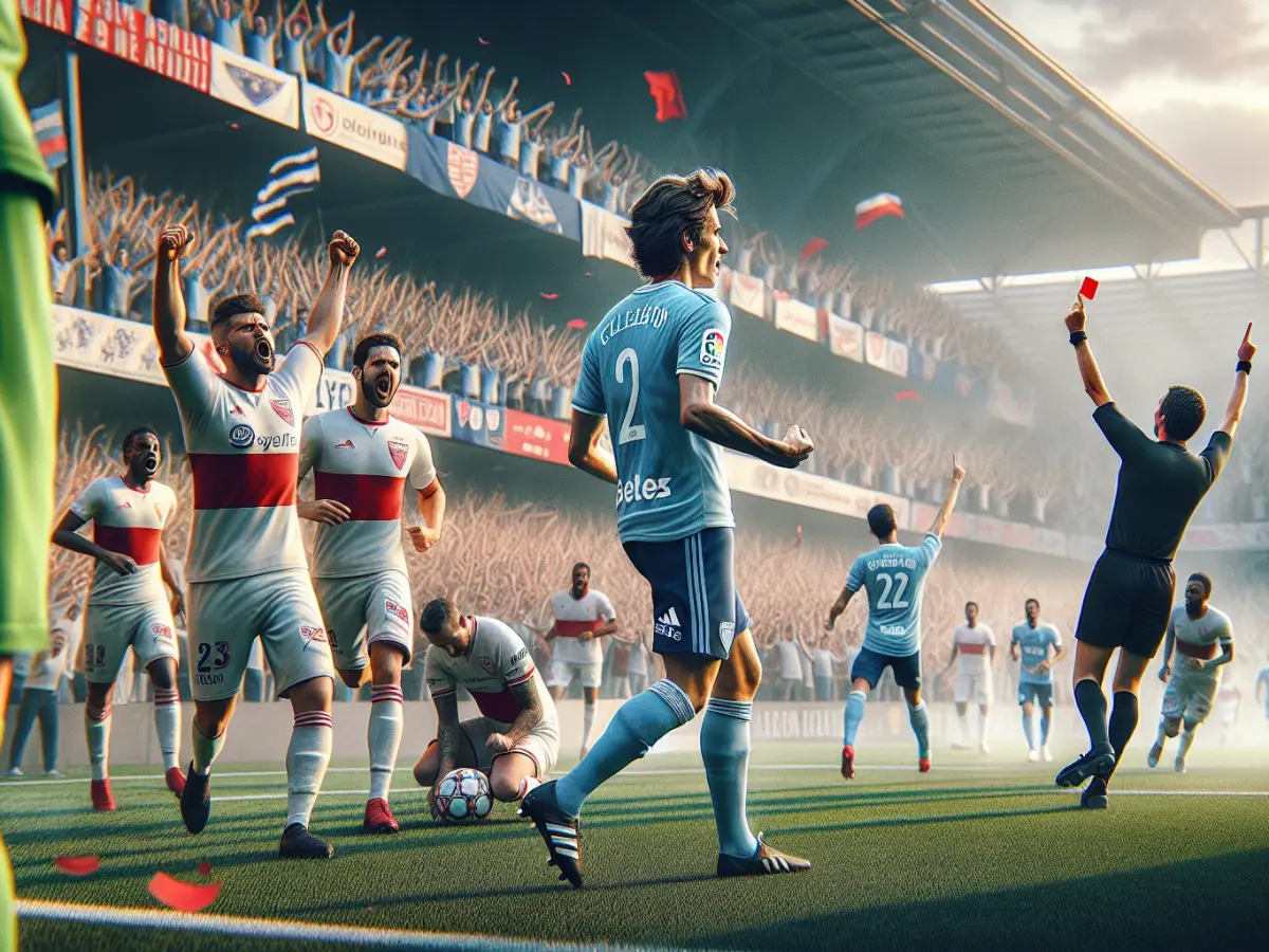 Celta Vigo trionfa 2-0 a Lione: espulsioni decisive