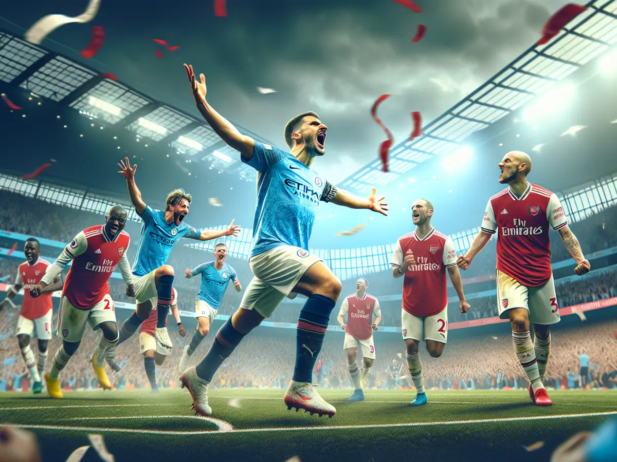Manchester City supera l'Arsenal 2-1 in un duello spettacolare